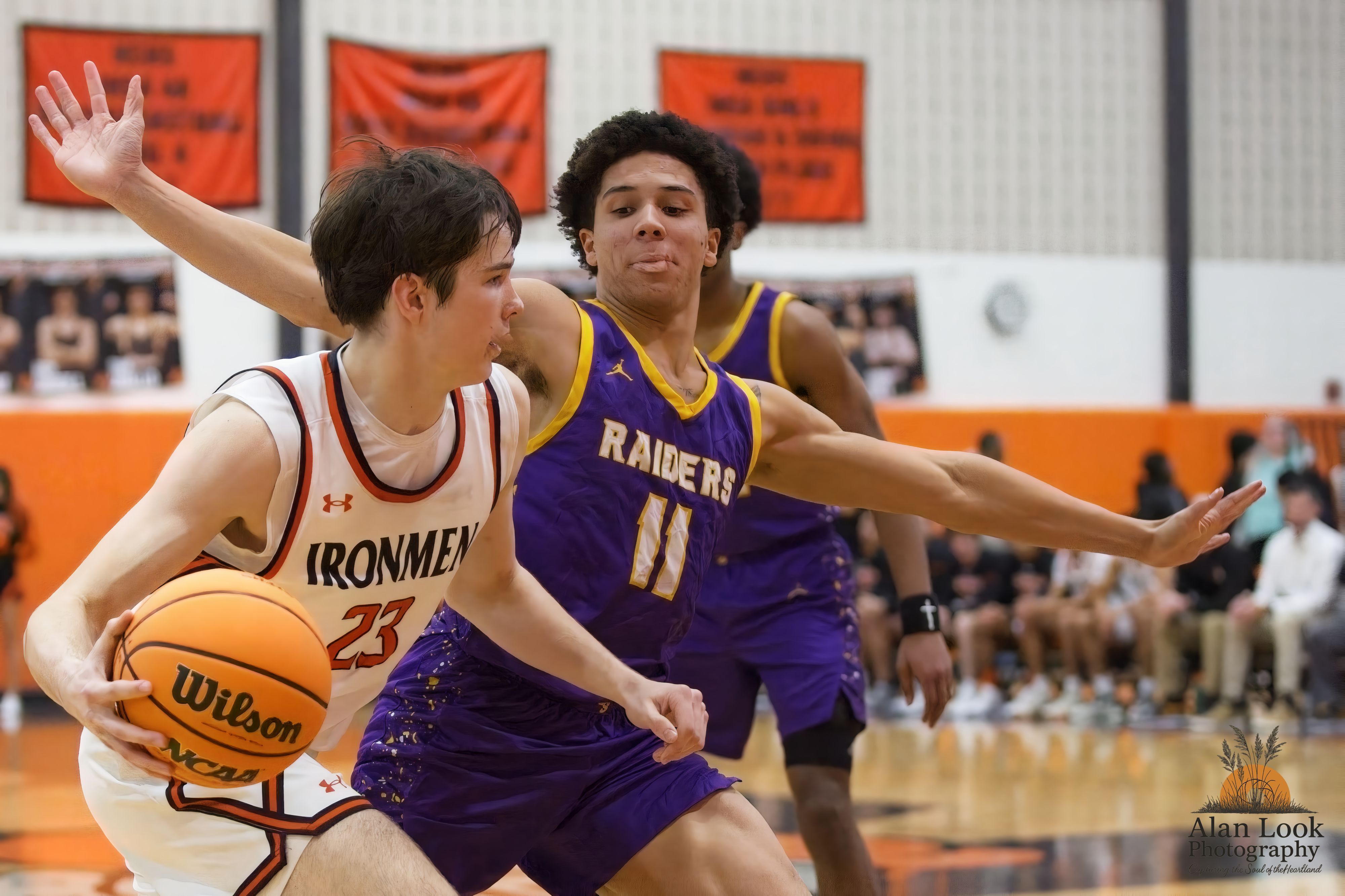 Normal Community High School Ironmen action - McLean County Sports Photography by Alan Look
