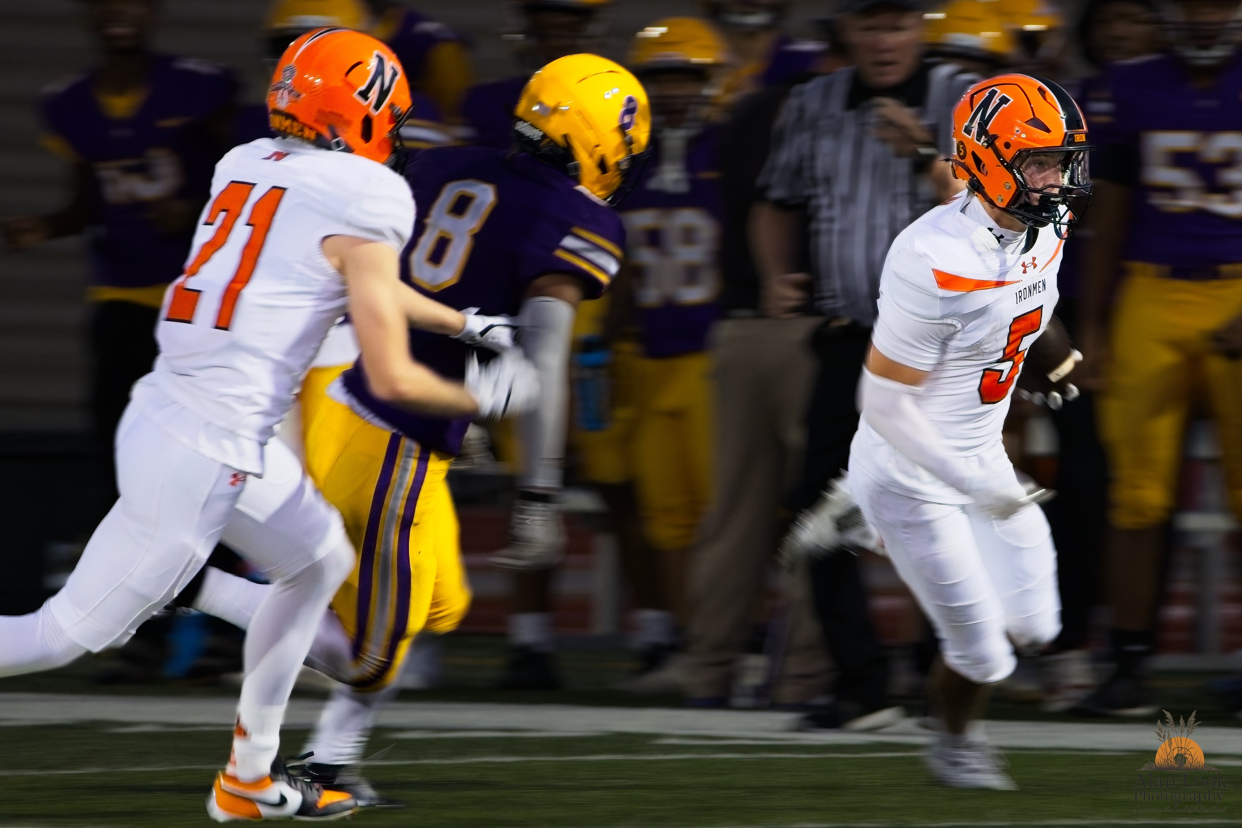 Normal Community High School Ironmen action - McLean County Sports Photography by Alan Look