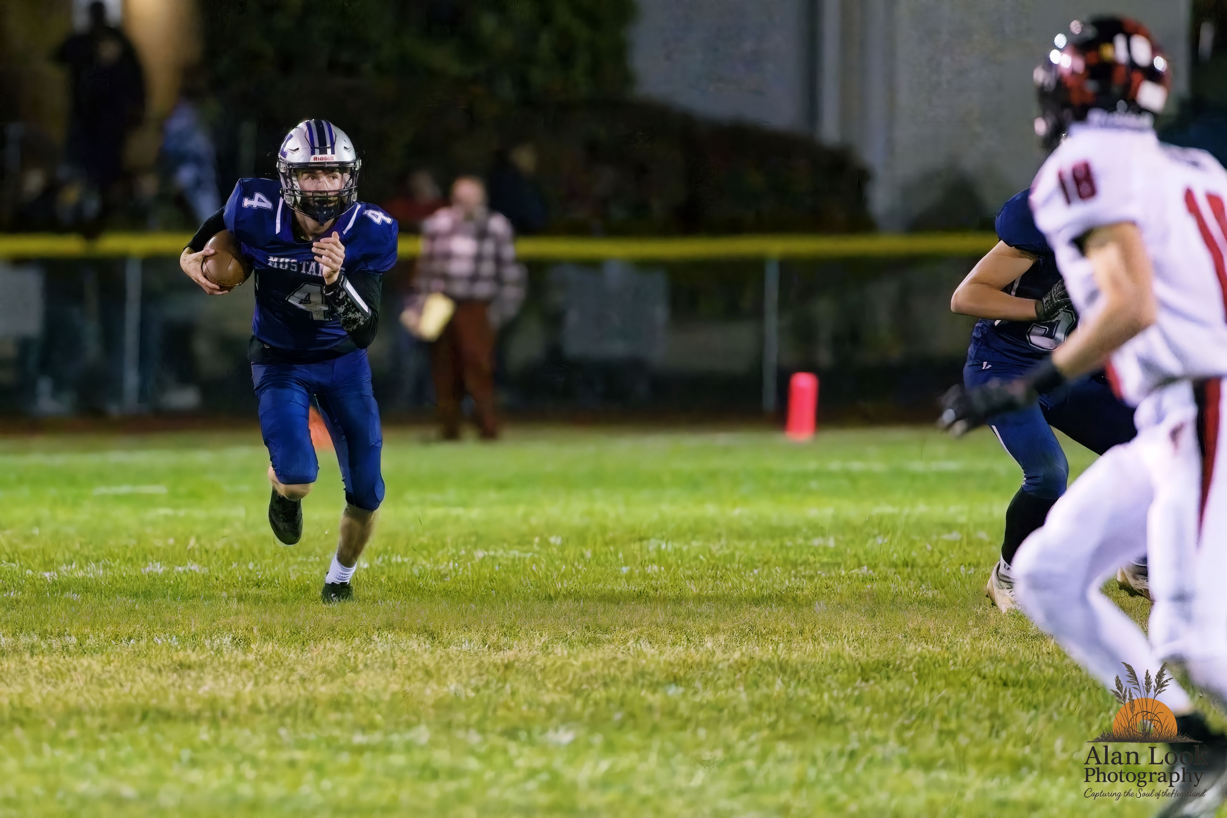 Ridgeview High School Mustangs action - McLean County Sports Photography by Alan Look
