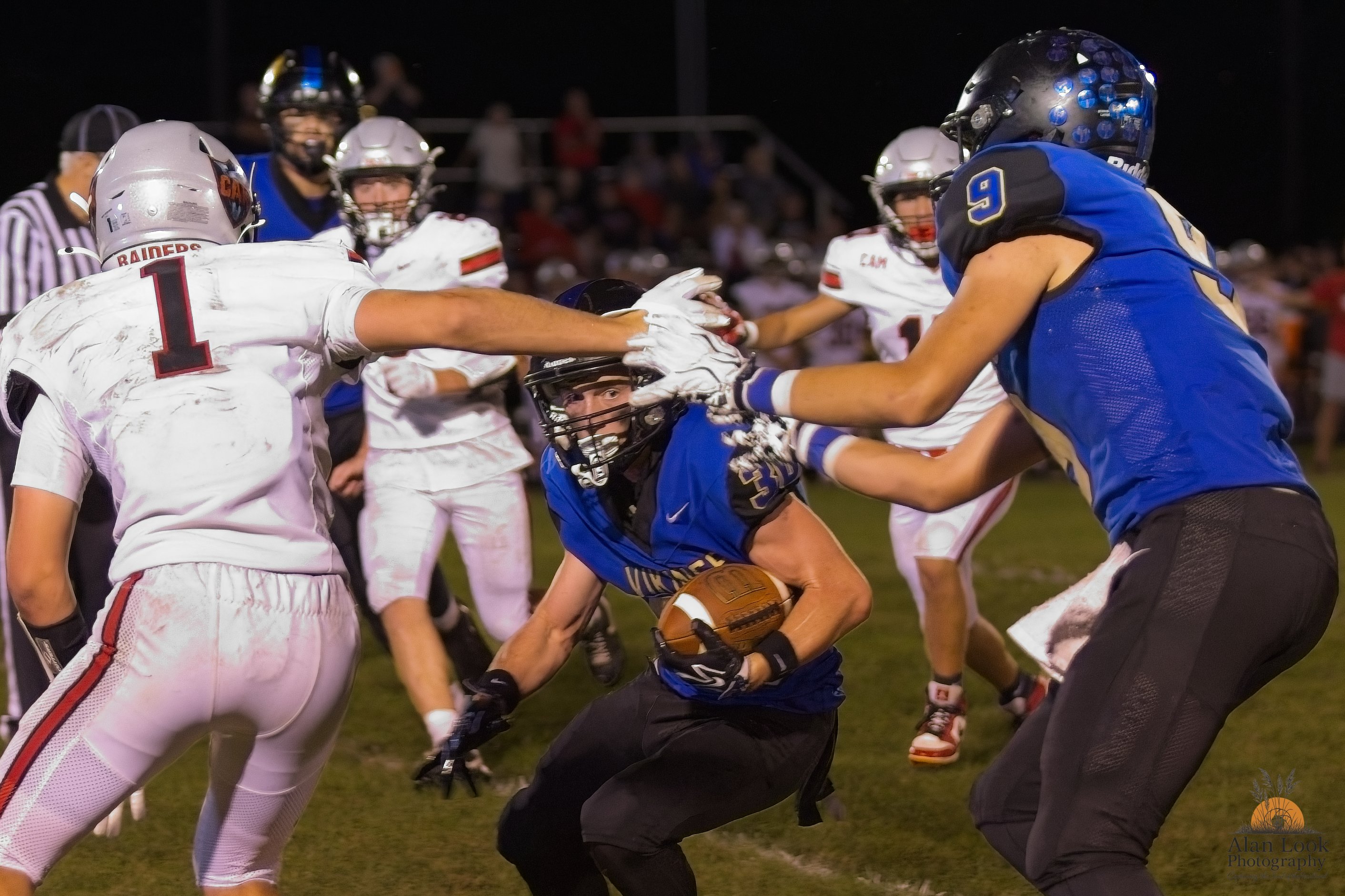 Tri-Valley High School Vikings action - McLean County Sports Photography by Alan Look